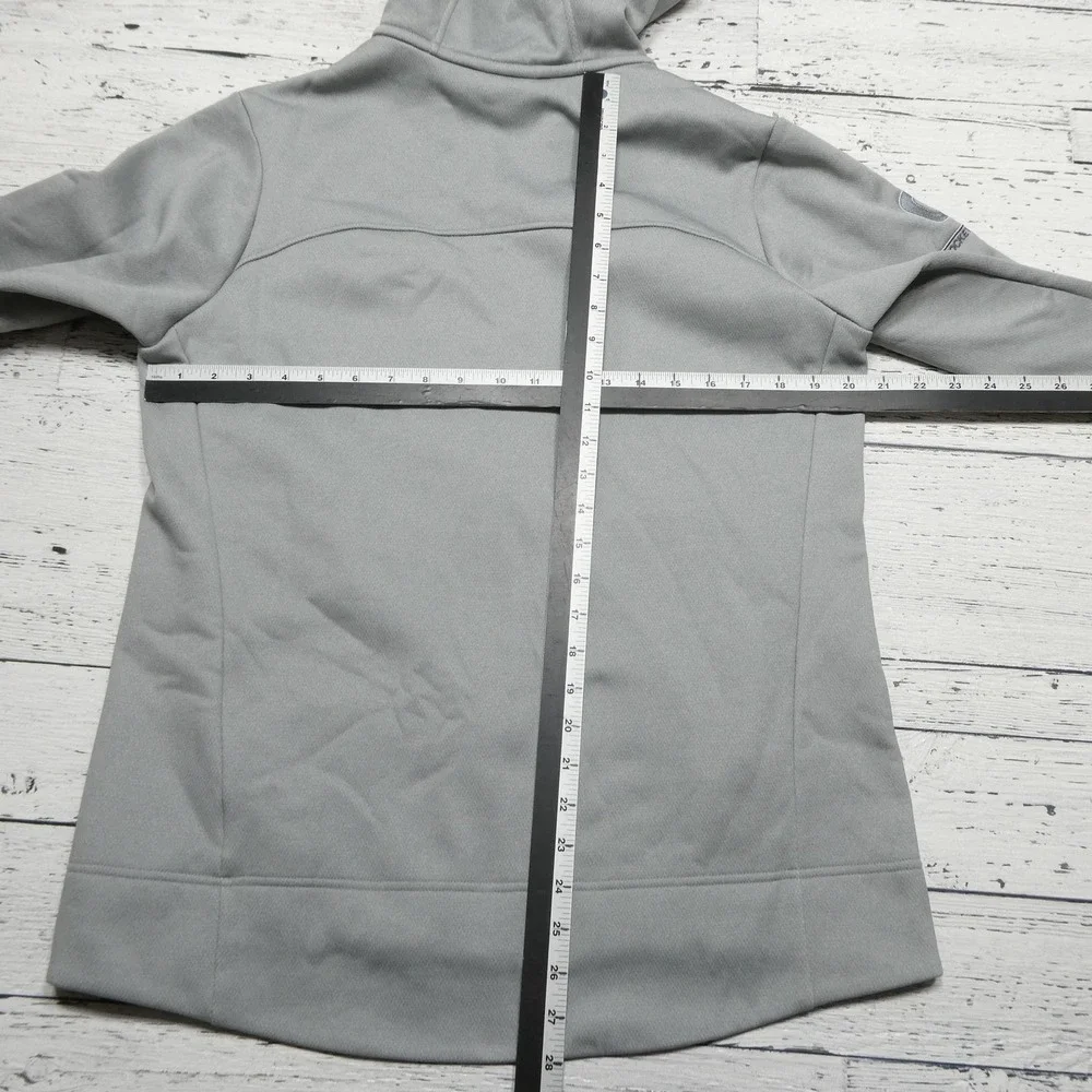 Patagonia Hoodie Womens Large Gray Hooded Full Zip Fleece QS Hockey Training - Picture 6 of 10